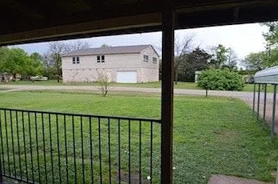 view from porch