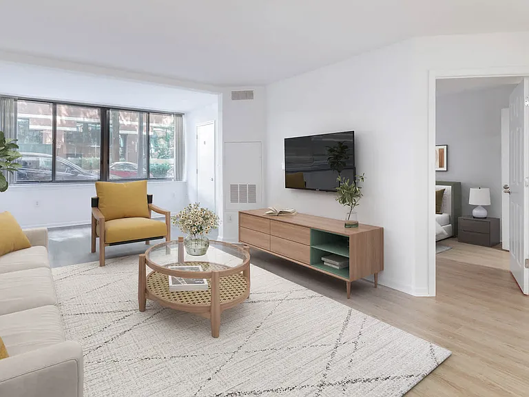 Living Room with Hard Surface Flooring