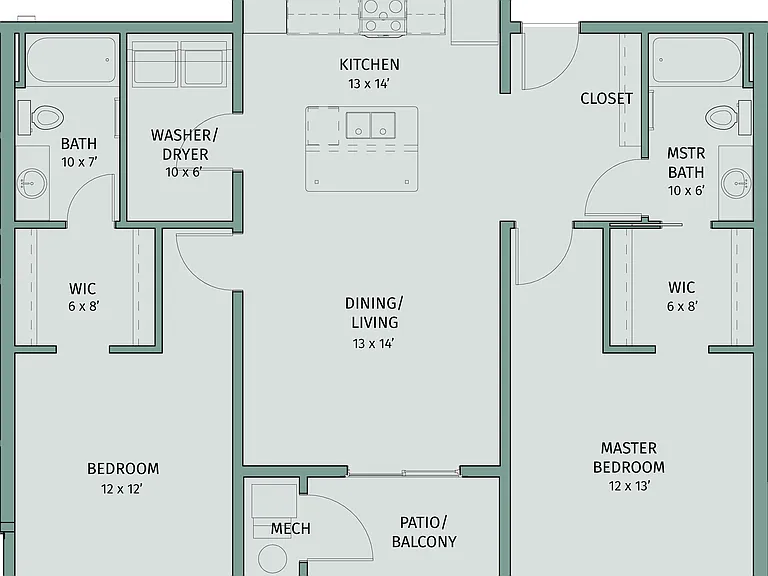 Indigo- 2 Bedroom, 2 Bathroom Indigo- 2 Bedroom, 2 Bathroom