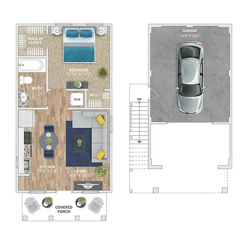 Floor plan Topsail w/Garage