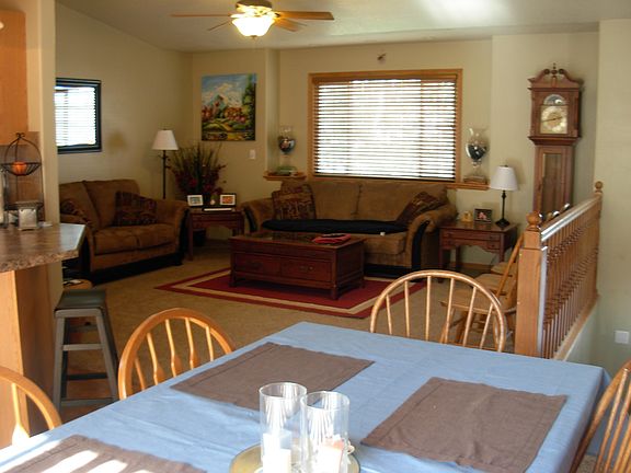 View of living room from dining room