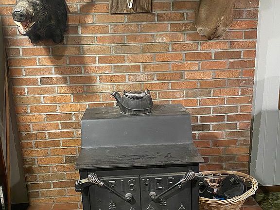 Downstairs woodburning stove