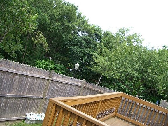 Wooded views from deck