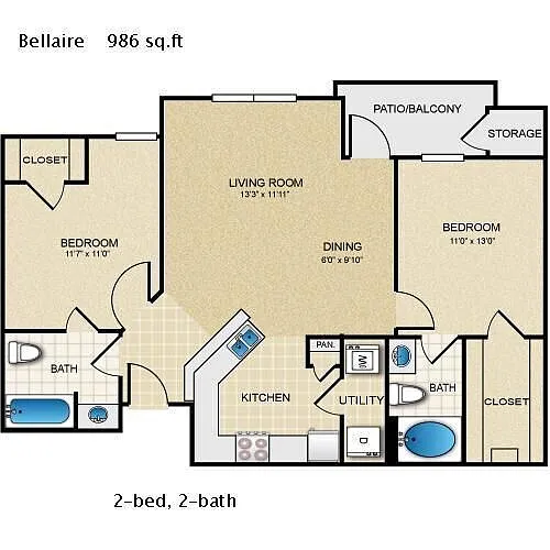 Floor plan Bellaire