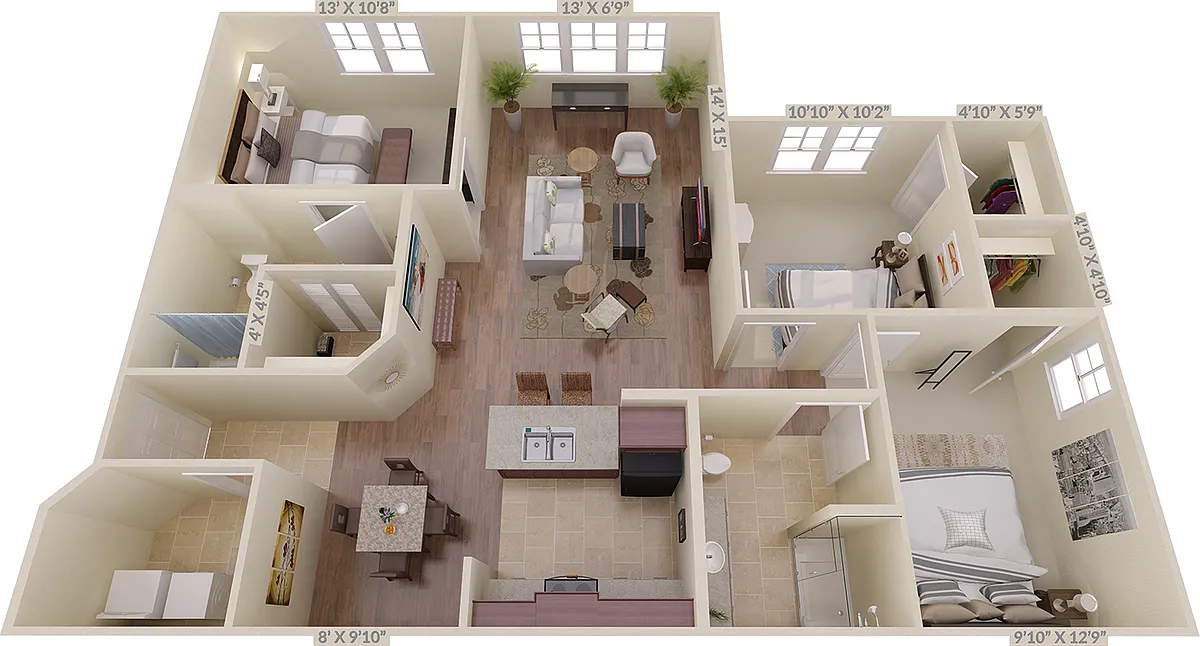 Floor plan The Kenilworth