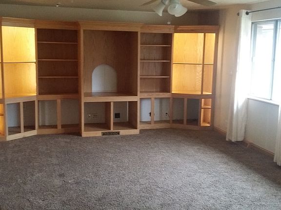 Built in Entertainment Center with lighting