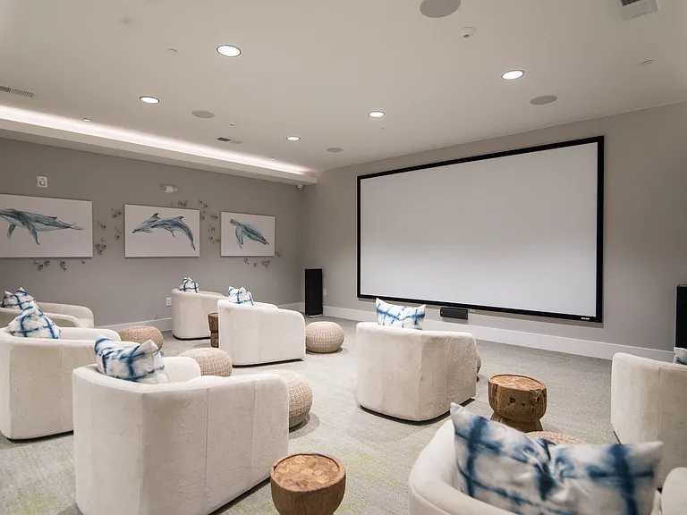 Theatre Room at Hawthorne at Indy West in Wilmington, NC