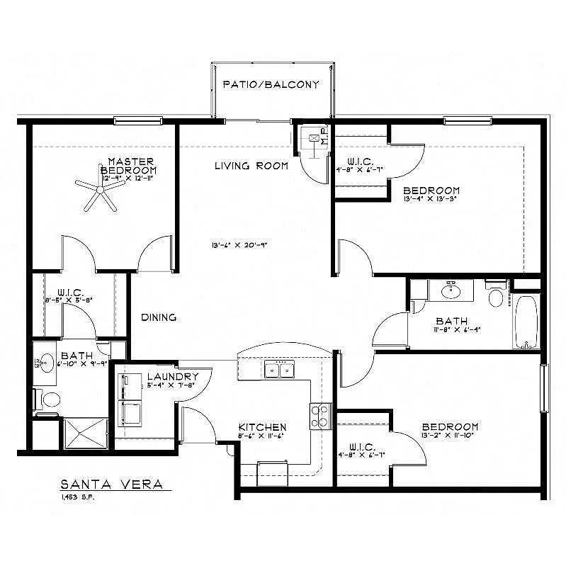 Floor plan Santa Vera