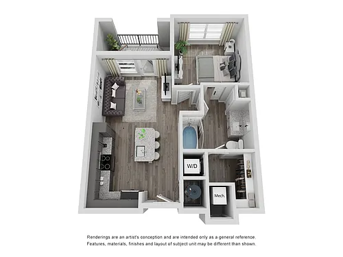 Floor plan A1c