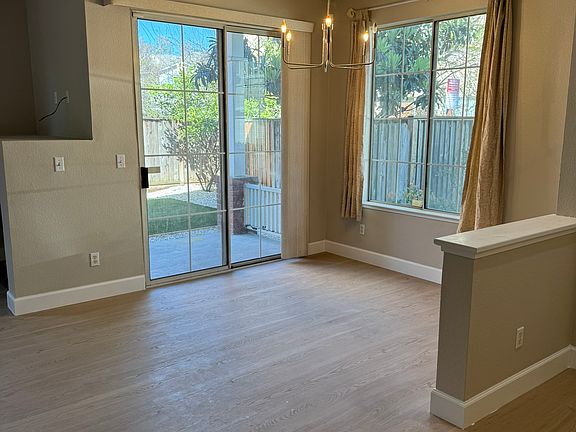 Easy access to private backyard.