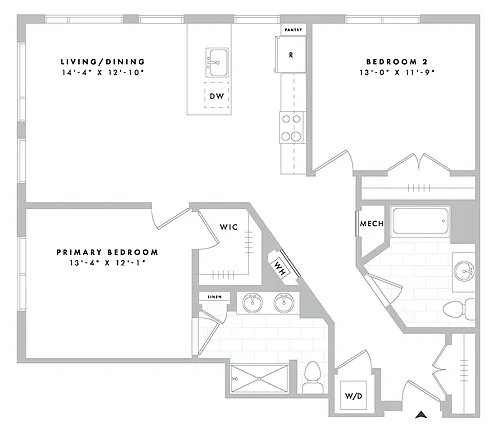 Floor plan B17
