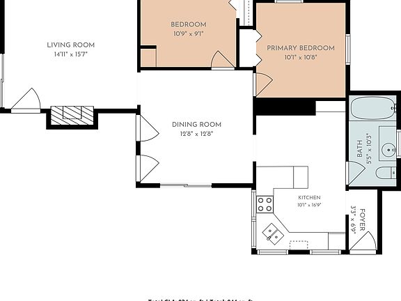 3rd image of 501 Three Mile Rd NE APT 1