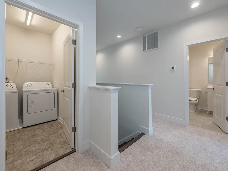 D1 Lower Level Home Laundry and Hallway