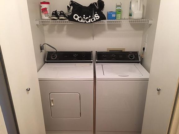 Washer and dryer in unit