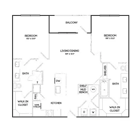 Floor plan B1HC