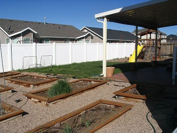 Back of house, looking toward play area