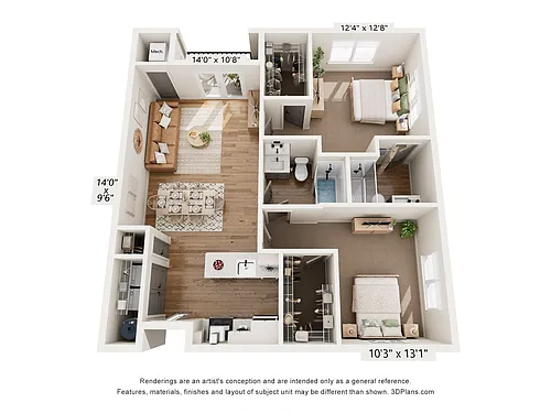 Floor plan B2A