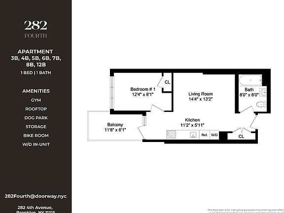 2nd image of 282 4th Ave #4B