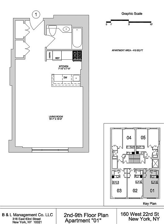 1st image of 160 W 22nd St APT 401