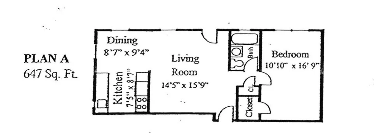 Floor plan A