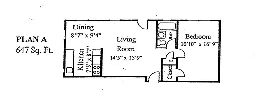 Floor plan A