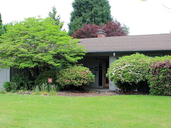 Established landscaping