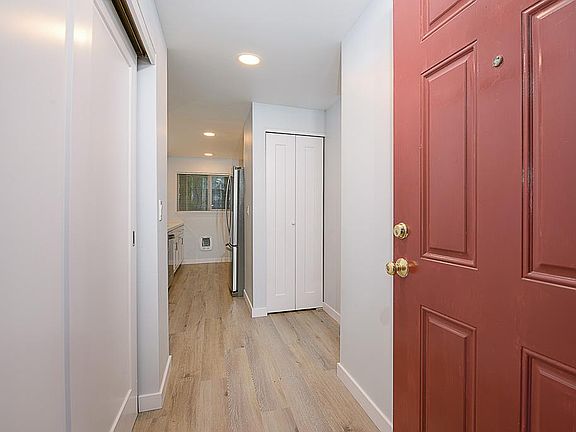 Convenient closet spaces.