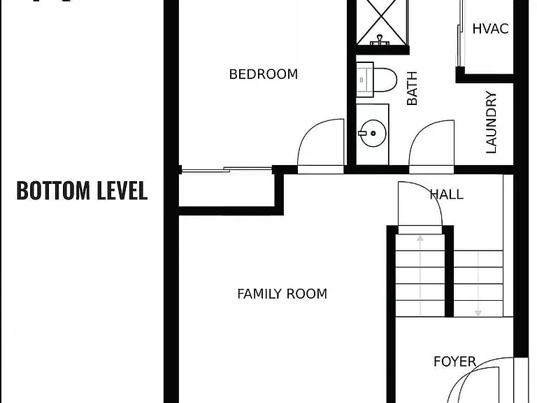 Floorplan - lower level