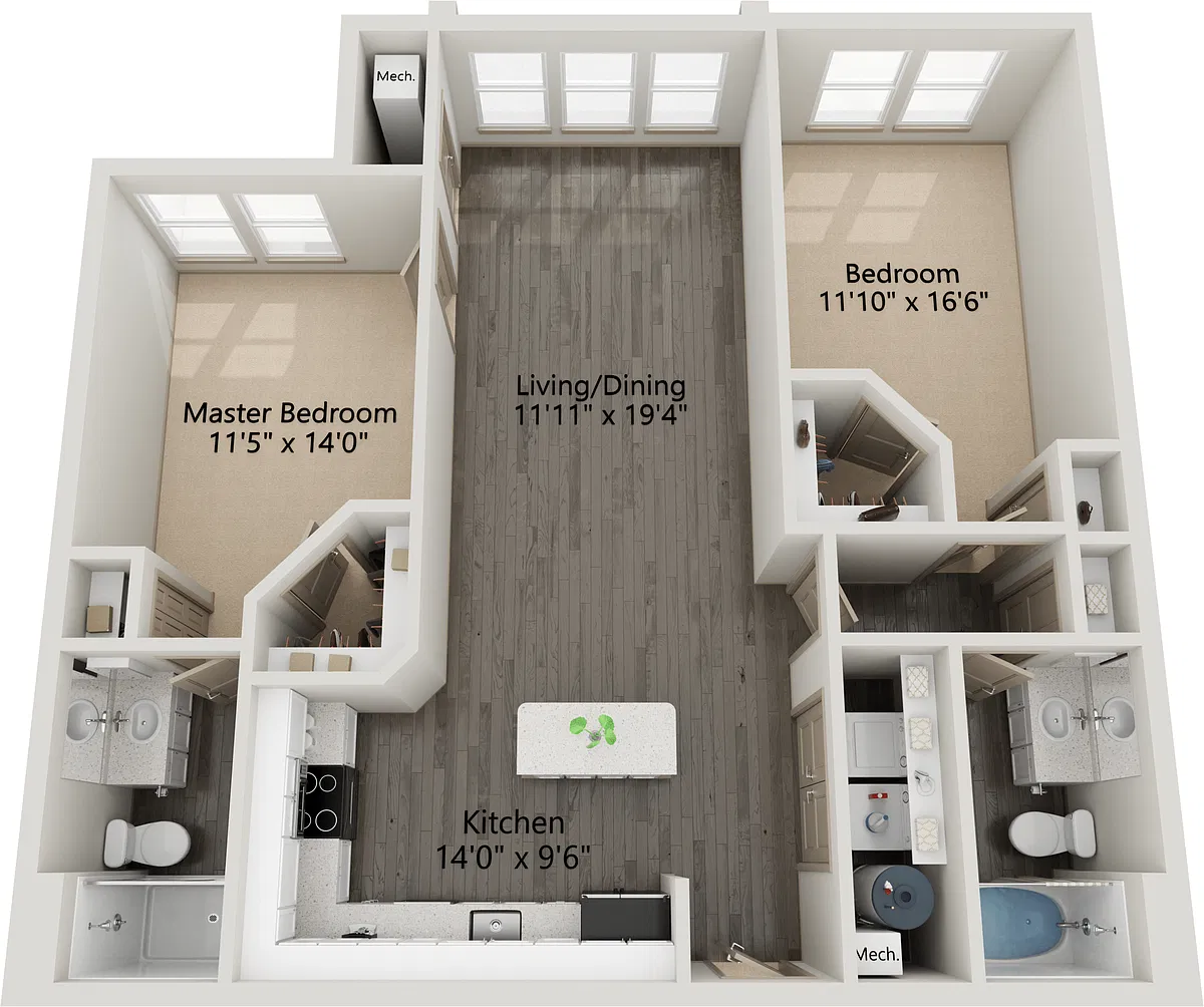 Floor plan B3