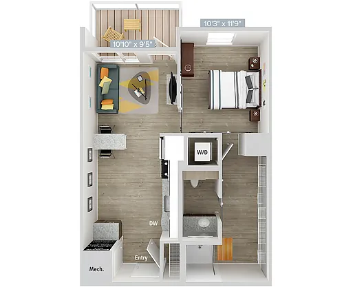 Floor plan 619