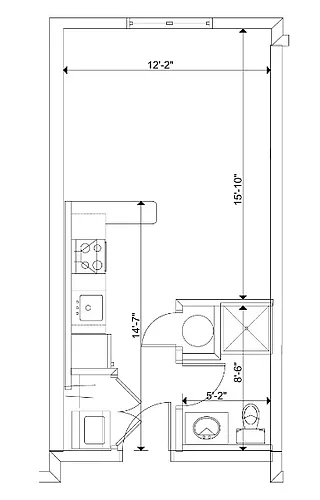 Floor plan Bachelor A