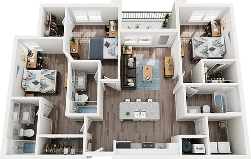 Floor plan C1