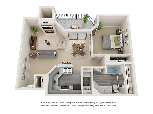 Floor plan A3 - Renovated