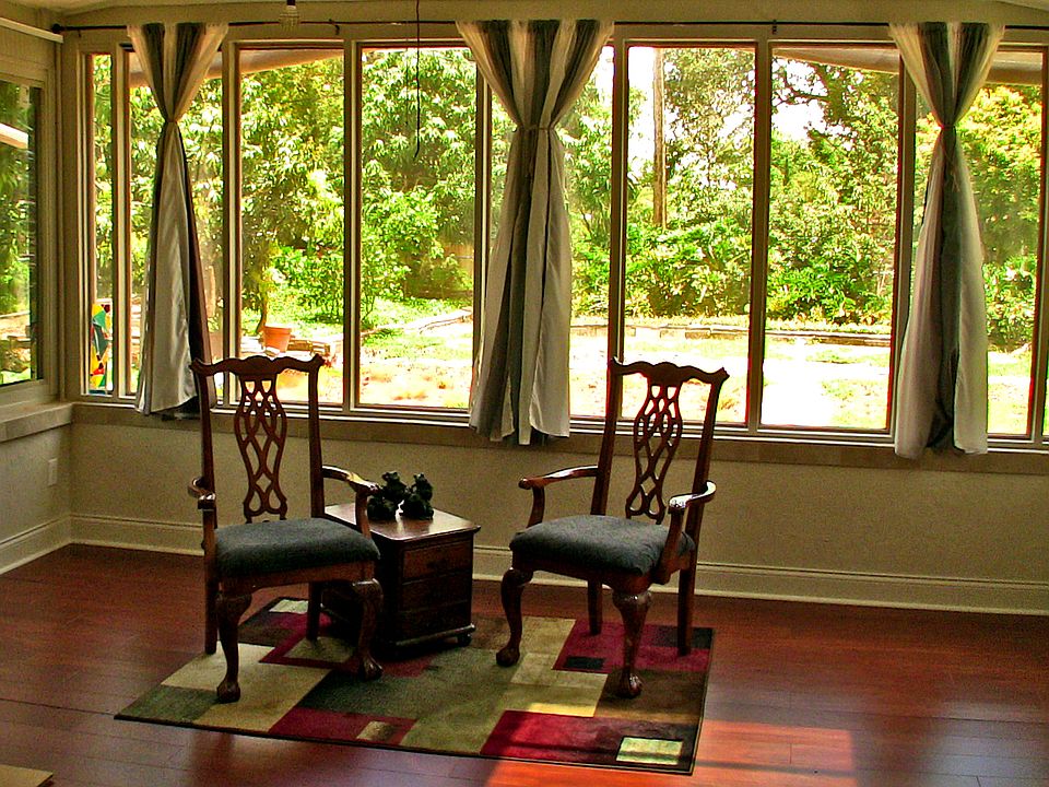 One view of backyard