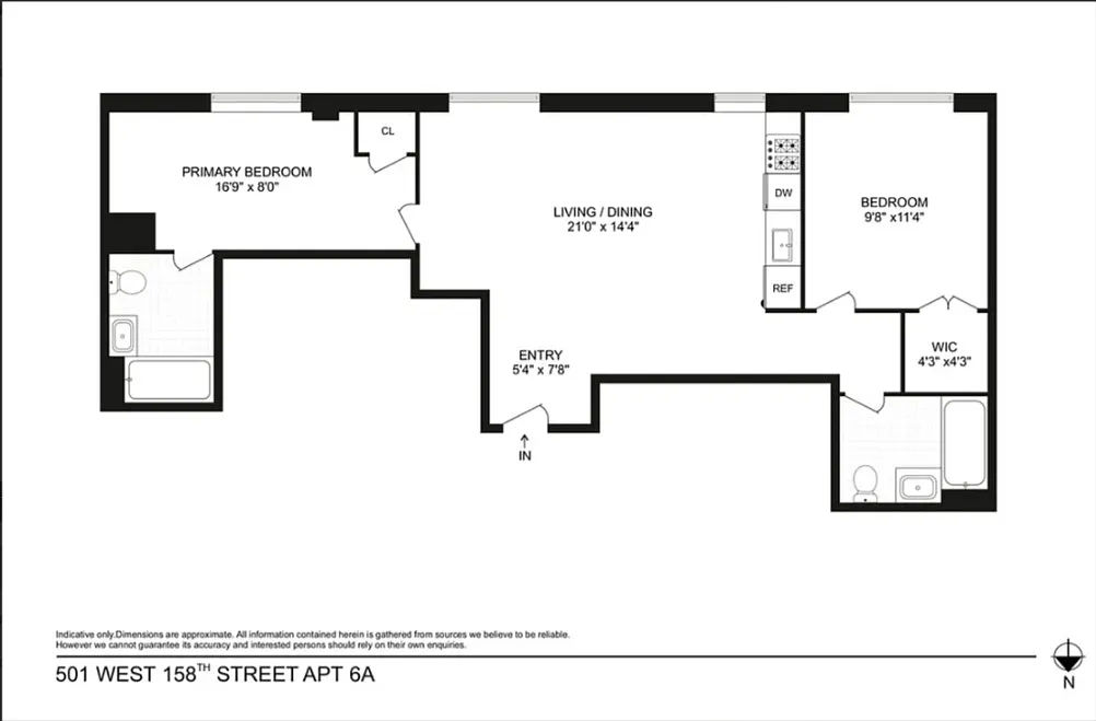 Photo 2 of 9 - 501 W 158th St #6A - Manhattan, NY Building Photo - 501 W 158th St #6A