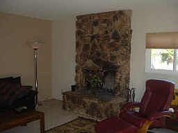 fireplace corner of livingroom