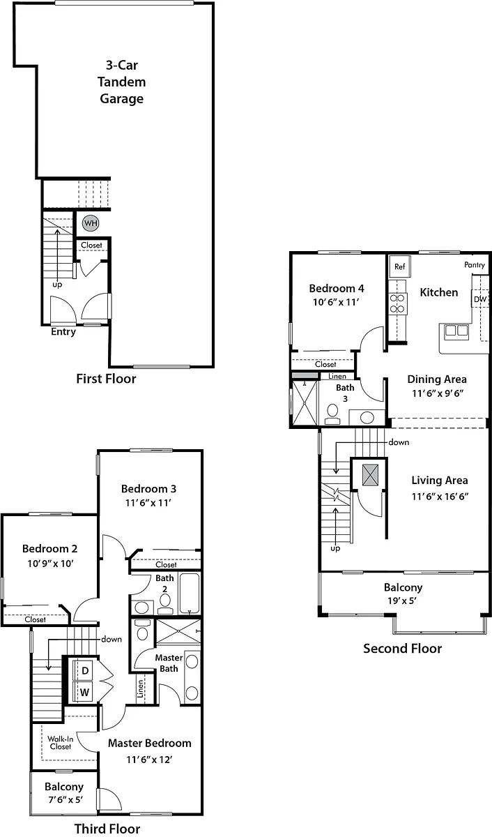 Floor plan D1T