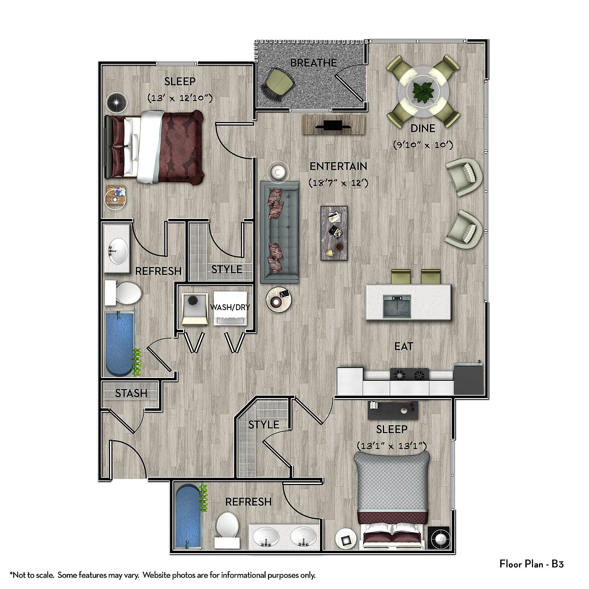 Floor plan B3 LUXE