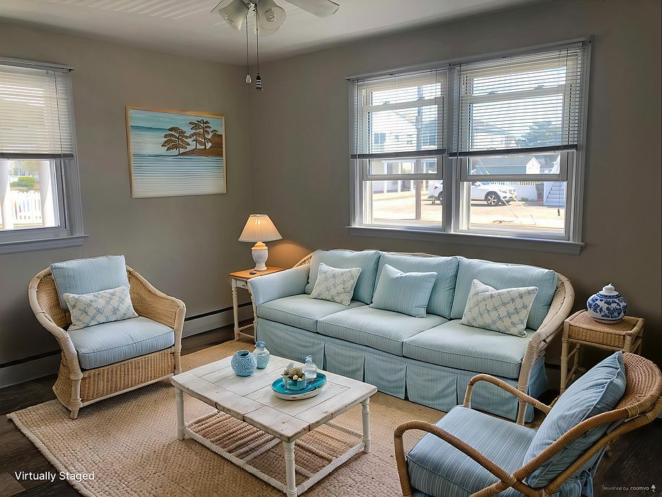 Living Area - Virtually Staged (Photo from downstairs unit with same layout)