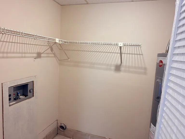 Utility Room with washer and dryer hook-up