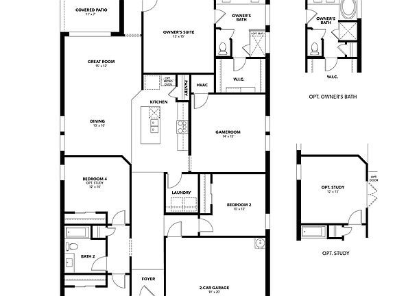 Explore luxury residential architecture with Merritt II s elegant single-family home floor plan feat