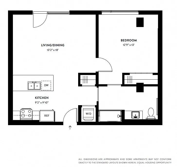 Floor plan A13