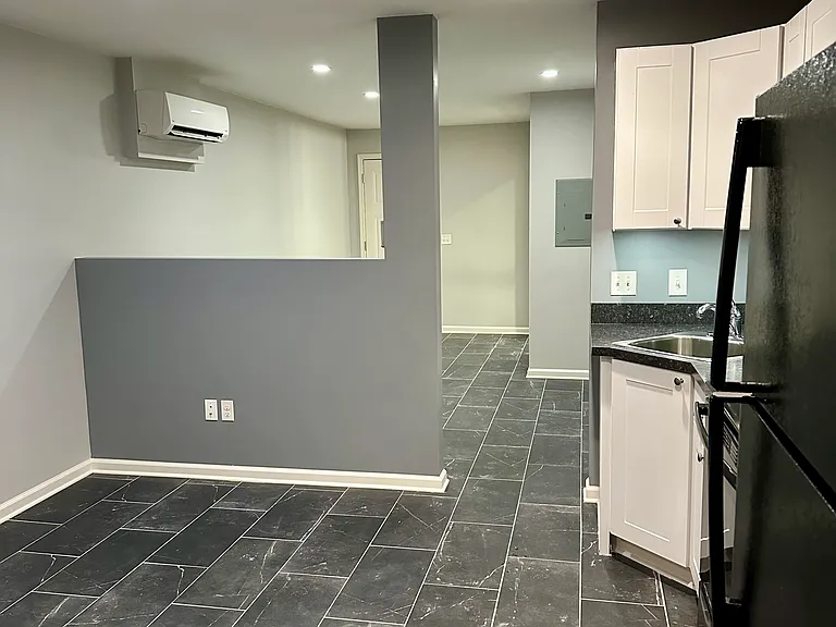 Living Room / Kitchen view from front entrance.