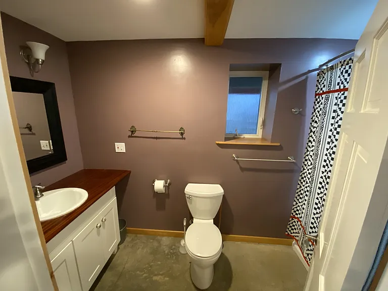 Basement bathroom