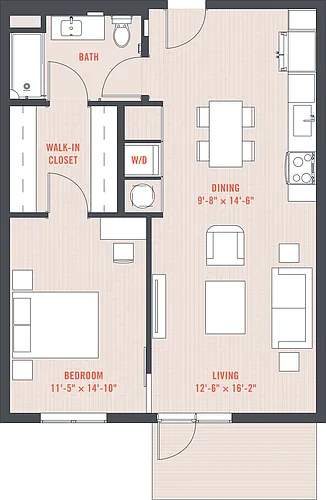 Floor plan A1J