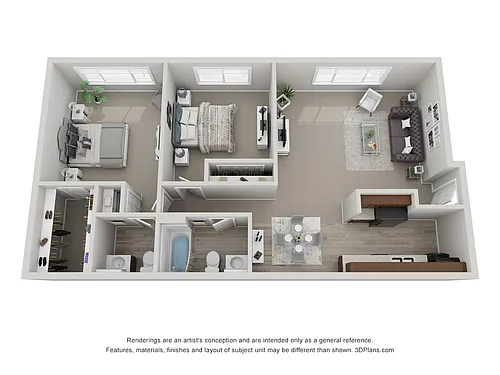 Floor plan Willow Renovated