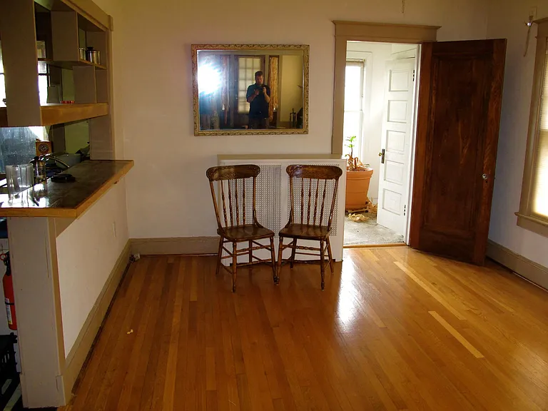 generous dining room area