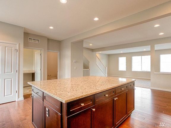 Kitchen looking into family room