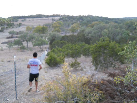 Slopes down from Street