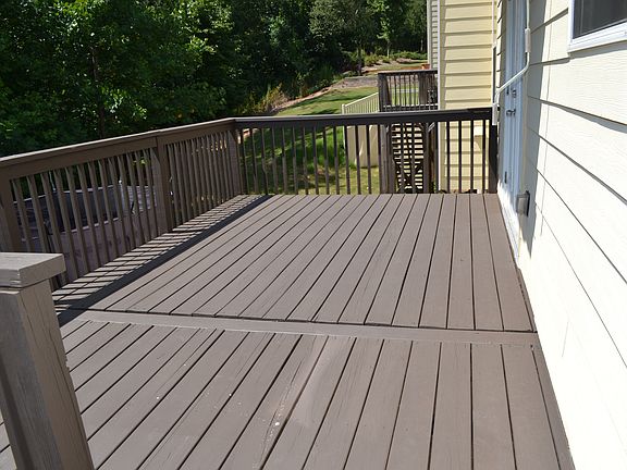 freshly painted porch!